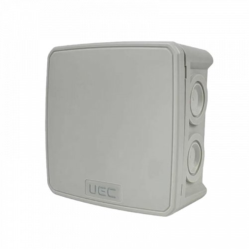 Коробка монтажная для открытой установки 75х75х48 мм (наруж. 90х90х51 мм) IP54 серая UEC JB-075-075-048-G-IP54-GR