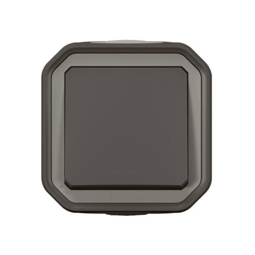 Переключатель одноклавишный IP55 Legrand Plexo 069761L антрацит