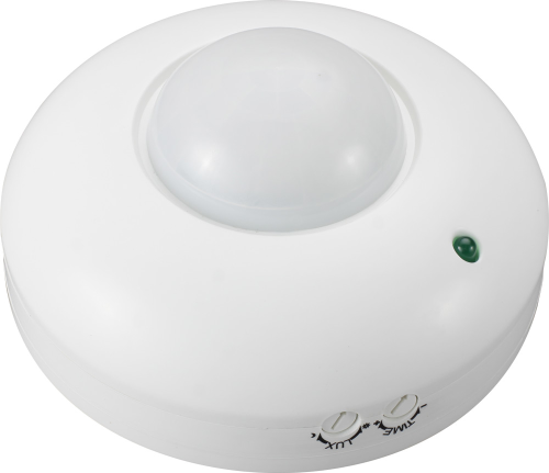 Датчик движения инфракрасный потолочный e.sensor.pir.07.white (белый) 360° IP20 E.Next s061001