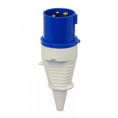 Вилка переносна 2P+PE 16А 250В IP44 Walther 210306
