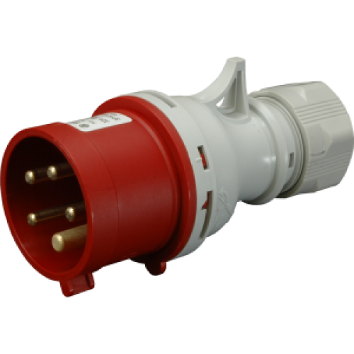 Вилка переносная 3P+N+PE 16А 400В IP44 SEZ IVN1653