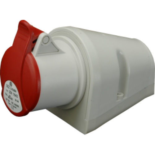 Розетка настенная 3P+PE 32А 400В IP44 SEZ IZN3243