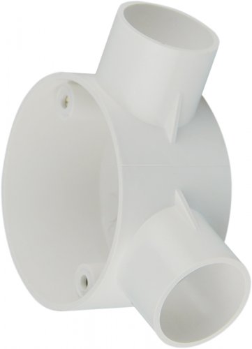 Коробка монтажна кругла (2 відвода d20мм) FA009 АСКО A0070050029