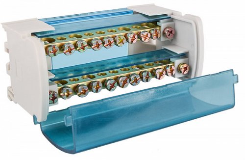 Шина нульова e.cbs.pro.2.11 в корпусі на DIN-рейку E.Next p0650002