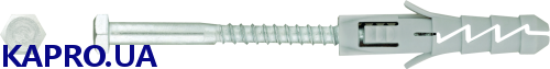 Распорный дюбель с шурупом с шестигранной головкой Koelner FIX- 10/100 (10*50+6*100мм)