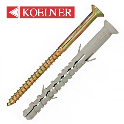 Рамный дюбель с длинной распорной зоной Koelner KDS-10100 (10*100+6,8*105мм)