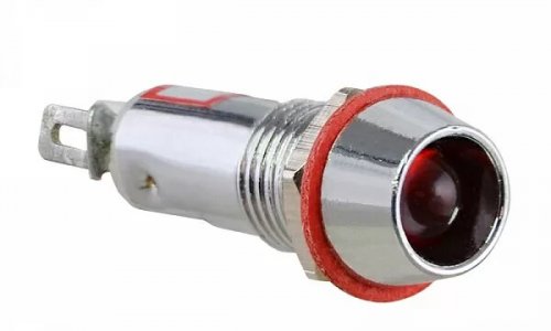 Сигнальна арматура AD22C-8 червона 220V AC АСКО-УКРЕМ A0140030105