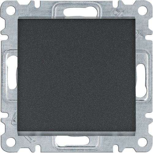 Вимикач 2-полюсний Hager Lumina WL0063 чорний