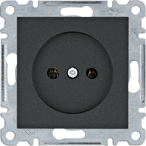 Розетка без з/к Hager Lumina WL1013 черная