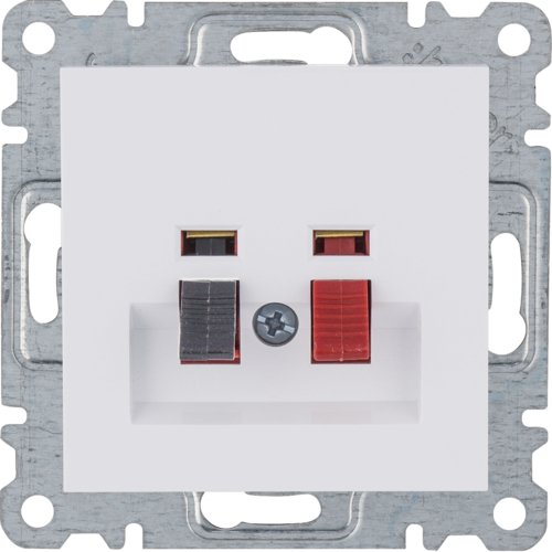 Розетка акустическая Hager Lumina WL3310 белая