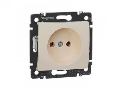 Розетка без заземления Legrand Valena 774316 слоновая кость  Розетка без заземления Legrand Valena 774316 слоновая кость