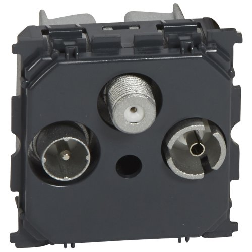 Розетка TV-R-SAT Legrand Celiane 067388