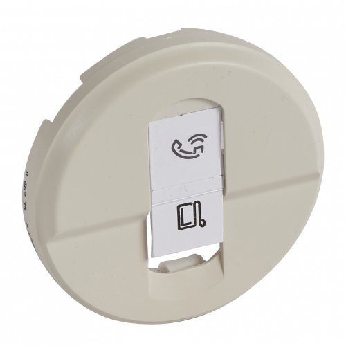 Панель розетки 1 x RJ45 Legrand Celiane 066235 слонова кістка