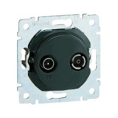 Розетка TV-R простая 1.5 дБ Legrand Galea Life 775968