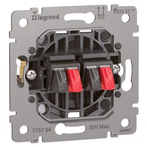 Розетка акустична подвійна Legrand Galea Life 775784