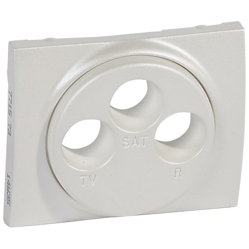 Панель TV+R+SAT розетки Legrand Galea Life 771573 жемчужный