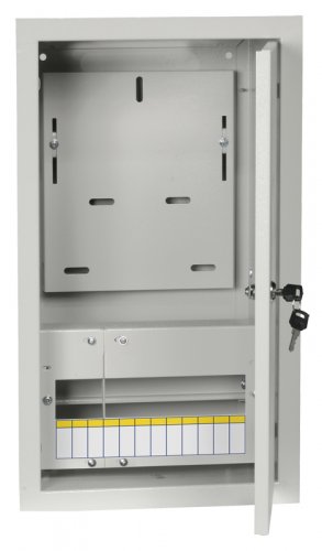 Корпус металлический учетно-распределительный ЩУРв-3/12зо-1 IP31 IEK MKM35-V-12-31-ZO