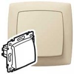 Переключатель одноклавишный Legrand Suno 774806 бежевый