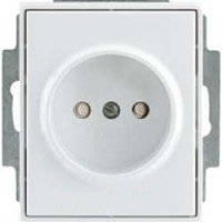 Розетка без заземления ABB Time/Element 5518E-A01459 01 белый/бело-ледяной