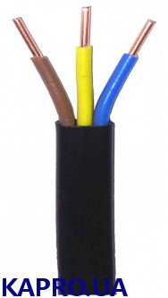 ВВГ-Пнгд(нг-LS) 3*1.5 кабель мідний плоский