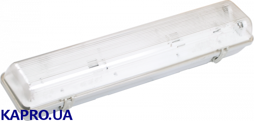 Светильник люминесцентный влагозащищенный ЛСП3901А ABS/PS 2х18Вт IP65 IEK LLSP2-3901A-2-18-K03