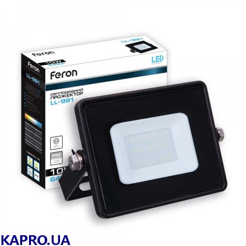 Светодиодный прожектор Feron LL991 10W 6400K IP65