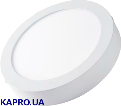 Светодиодный светильник Lezard 442SRP-12 12W 4200K круг накладной белый