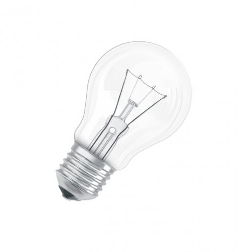 Лампа накаливания 100W E27 230V A55 Iskra прозрачная