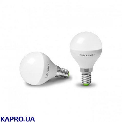Лампа светодиодная G45 E14 5W 4000K 220V ECO EUROLAMP LED-G45-05144(D)