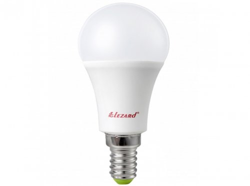 Лампа LED E14 220V шар 7,0W/4200 A45 Lezard 442-A45-1407