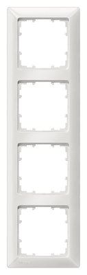 Рамка 4-місна DELTA LINE алюмінієвий металік Siemens 5TG2554-3