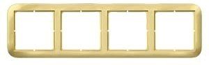 Рамка 5-местная DELTA VITA золото Siemens 5TG1175