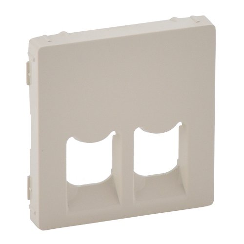 Панель розетки RJ11+RJ45 Valena Life Legrand 755421 слоновая кость
