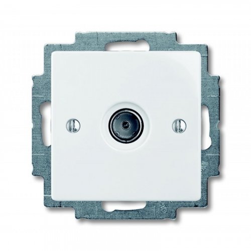 Розетка TV ABB Basic55 1743-01-94-507 альпийский белый