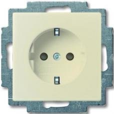Розетка с заземлением ABB Basic55 20 EUC-92-507 слоновая кость (2CKA002011A3857)