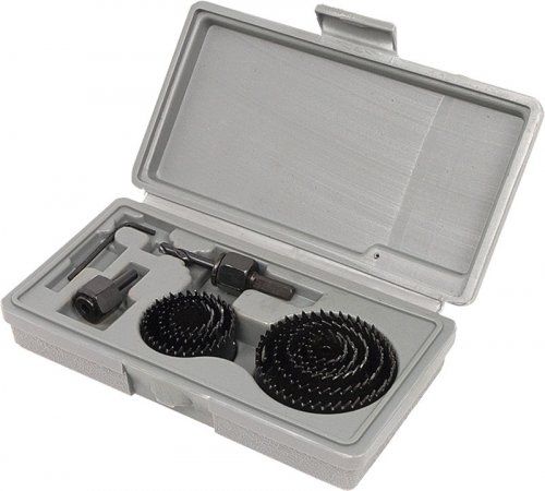 Набір фрез корончастих по дереву (64, 76, 89, 102, 127мм) MIOL 22-571