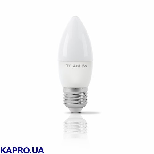 Лампа світлодіодна TITANUM C37 5W E27 4100K