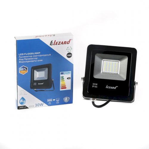 Прожектор світлодіодний Lezard PAL6530 30Вт IP65 6500K  Прожектор світлодіодний Lezard PAL6530 30Вт IP65 6500K