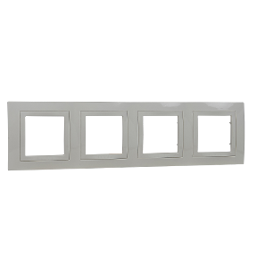 Рамка 4Х слоновая кость Schneider Unica Basic MGU2.008.25