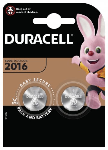 Батарейка Duracell DL2016 DSN 2шт.