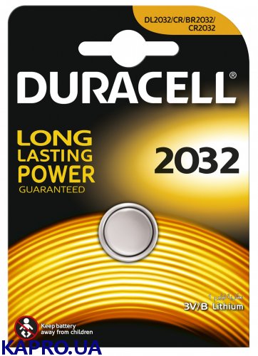 Батарейка Duracell DL2032 DSN 1 шт