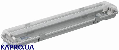 Світильник лінійний ALFA DSP-2060-02 під LED лампу 2хT8 600мм IP65 UA IEK LDSPA0-2060-02-K01