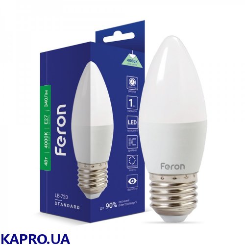Лампа світлодіодна Feron LB-720 4W E27 2700K