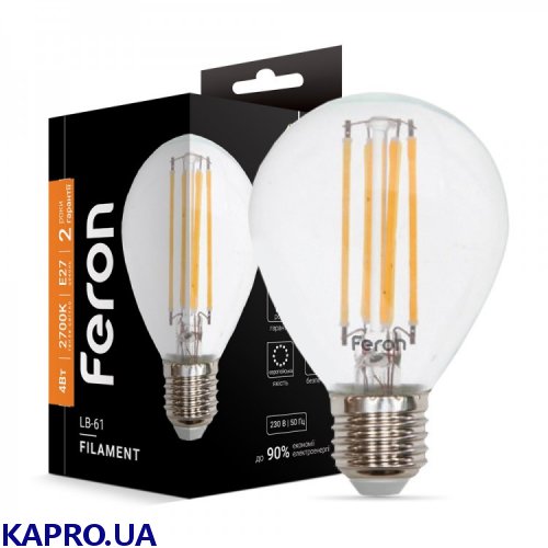 Лампа світлодіодна Feron LB-61 4W E27 2700K