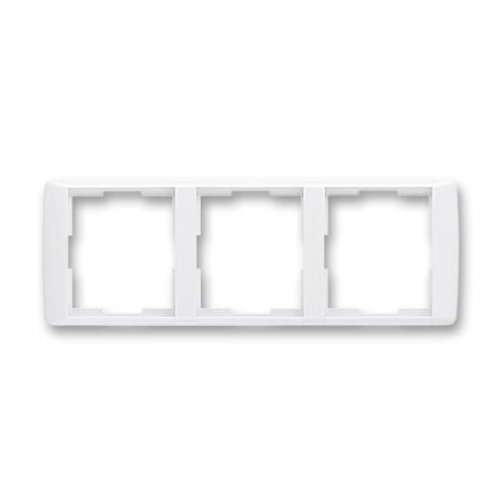 Рамка 3 поста ABB Element 3901E-A00130 03 белый/белый