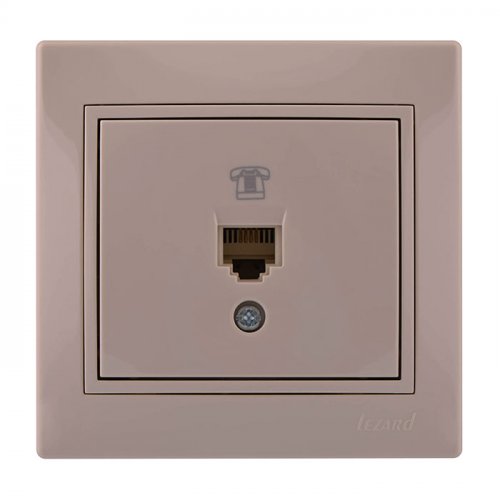 Розетка TF Lezard Mira, крем (701-0303-137)
