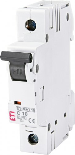 Выключатель автоматический 1-п C10А Etimat 10 AC ETI 2131714
