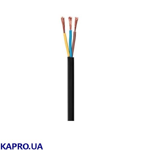 ПВС 3* 1,5 кабель медный черный (м)