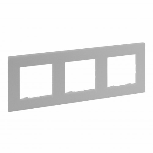 Рамка 3Х Legrand Niloe Step 863393 алюміній