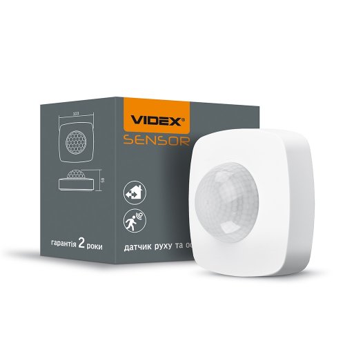 Датчик руху накладний 360° IP54 Videx VL-SPC24W